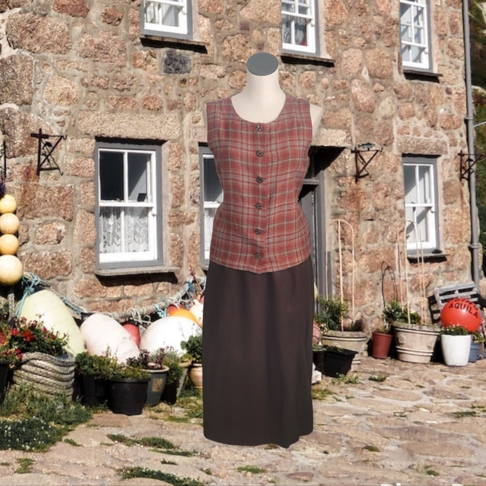 Plaid Rustic Vest